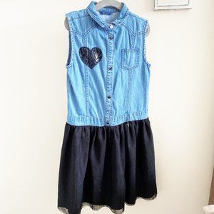 Guess Denim Girls Dress Size 10